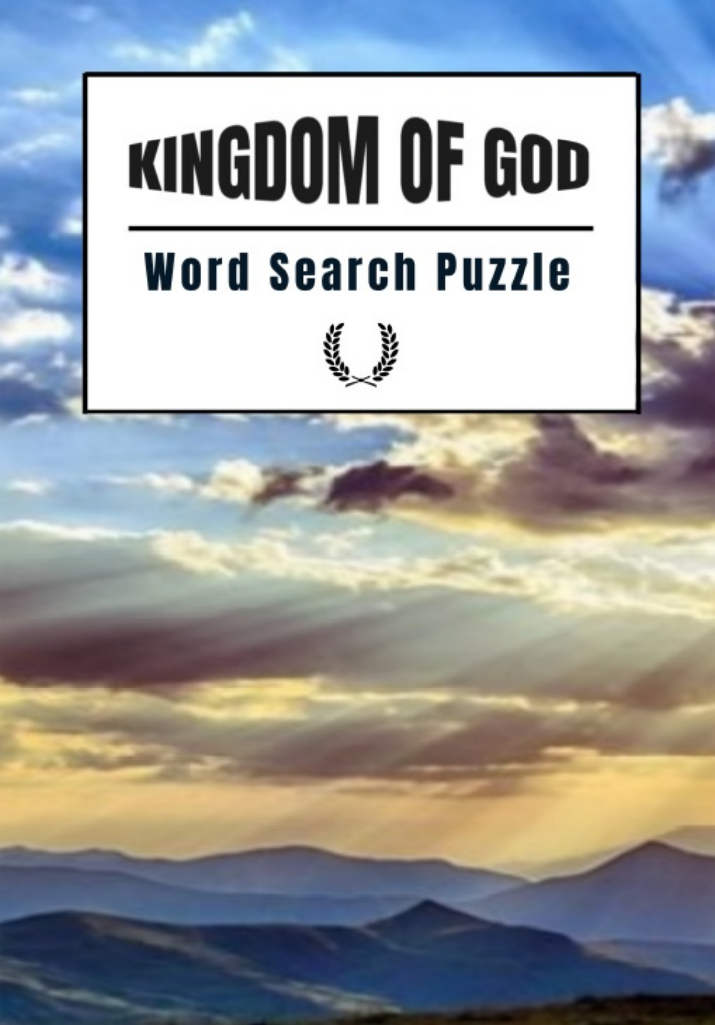 Kingdom of God Word Search Puzzle — Large Print