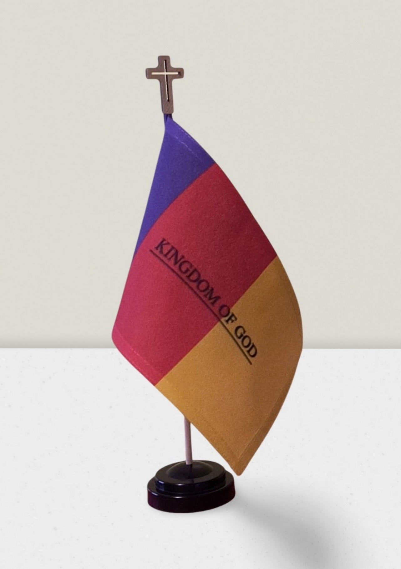 "NEW" TRINITYFlag _ Kingdom of God Desktop Flag