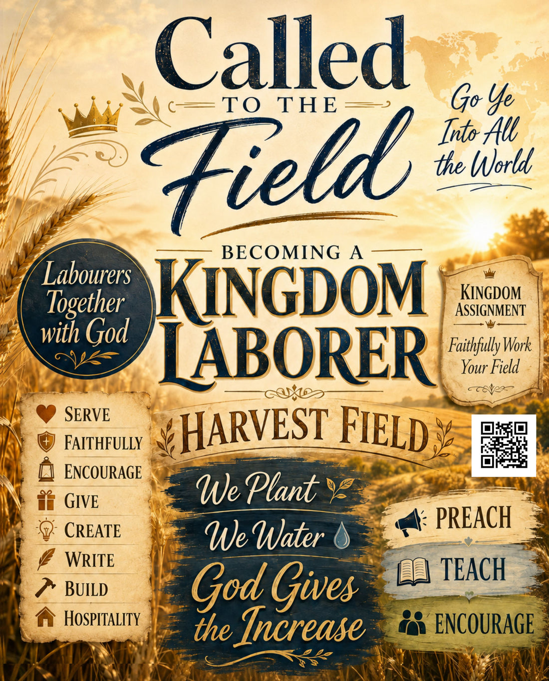 Called to the Field; Becoming a Kingdom Laborer