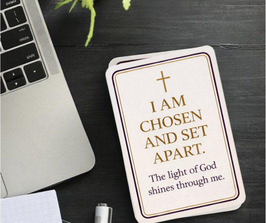I Am Chosen and Set Apart – Kingdom Affirmation Card – Digital Download