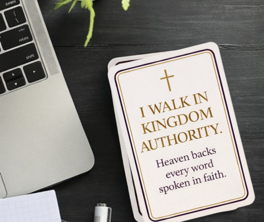I Walk in Kingdom Authority – Kingdom Affirmation Card – Digital Download