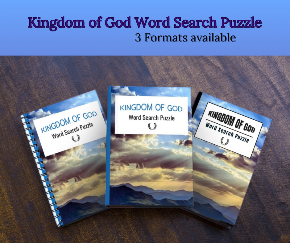 Kingdom of God Word Search Puzzle