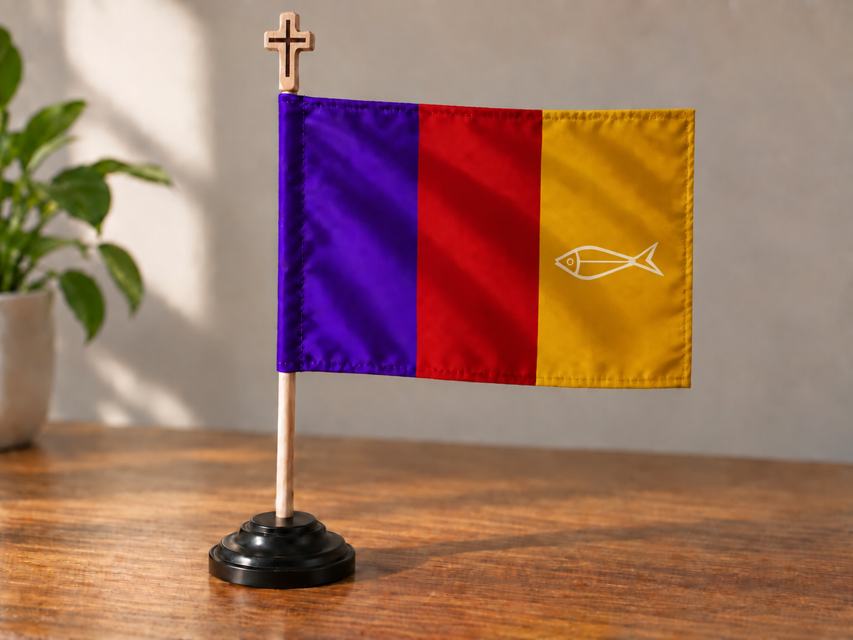 TRINITYFlag _ Fisher of Men 4x6 inch stick flag